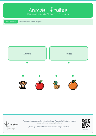 Vista previa: Animals i fruites