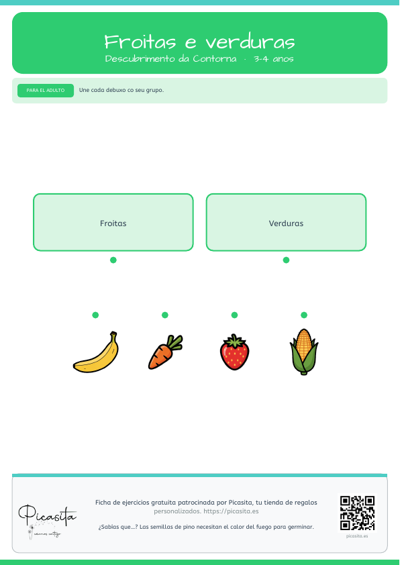 Vista previa: Froitas e verduras