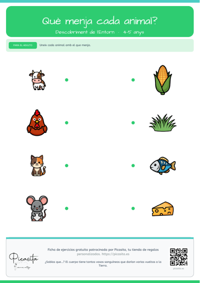 Vista previa: Què menja cada animal?
